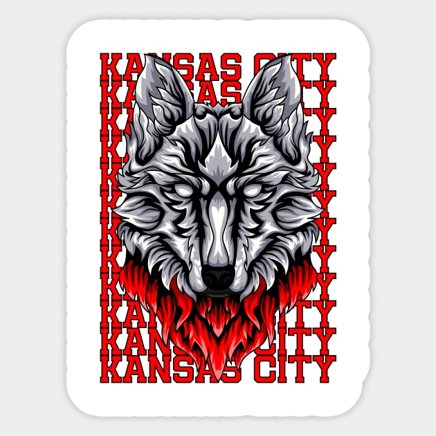 kansas city mascot Sticker by SHINIGAMII